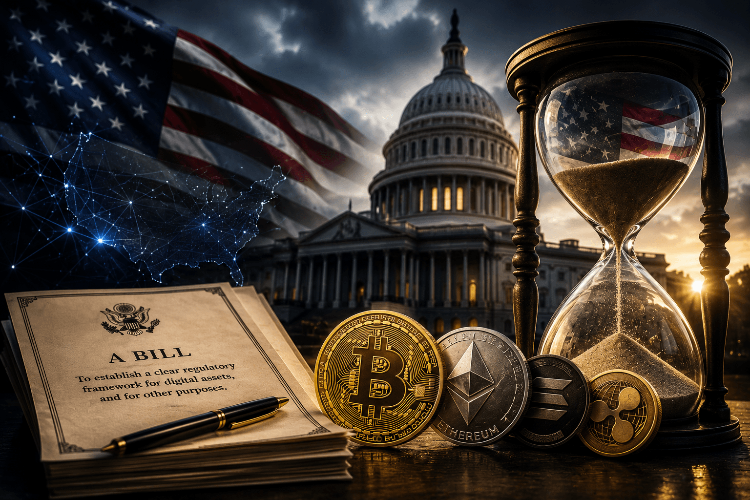 CLARITY Act: A Lei que Pode Mudar o Cripto Americano Está Correndo Contra o Relógio